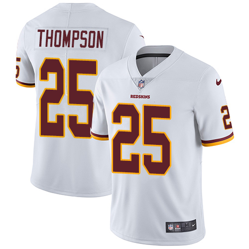 Nike Redskins #25 Chris Thompson White Men's Stitched NFL Vapor Untouchable Limited Jersey